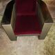 Set f 2 vintage club chairs and table