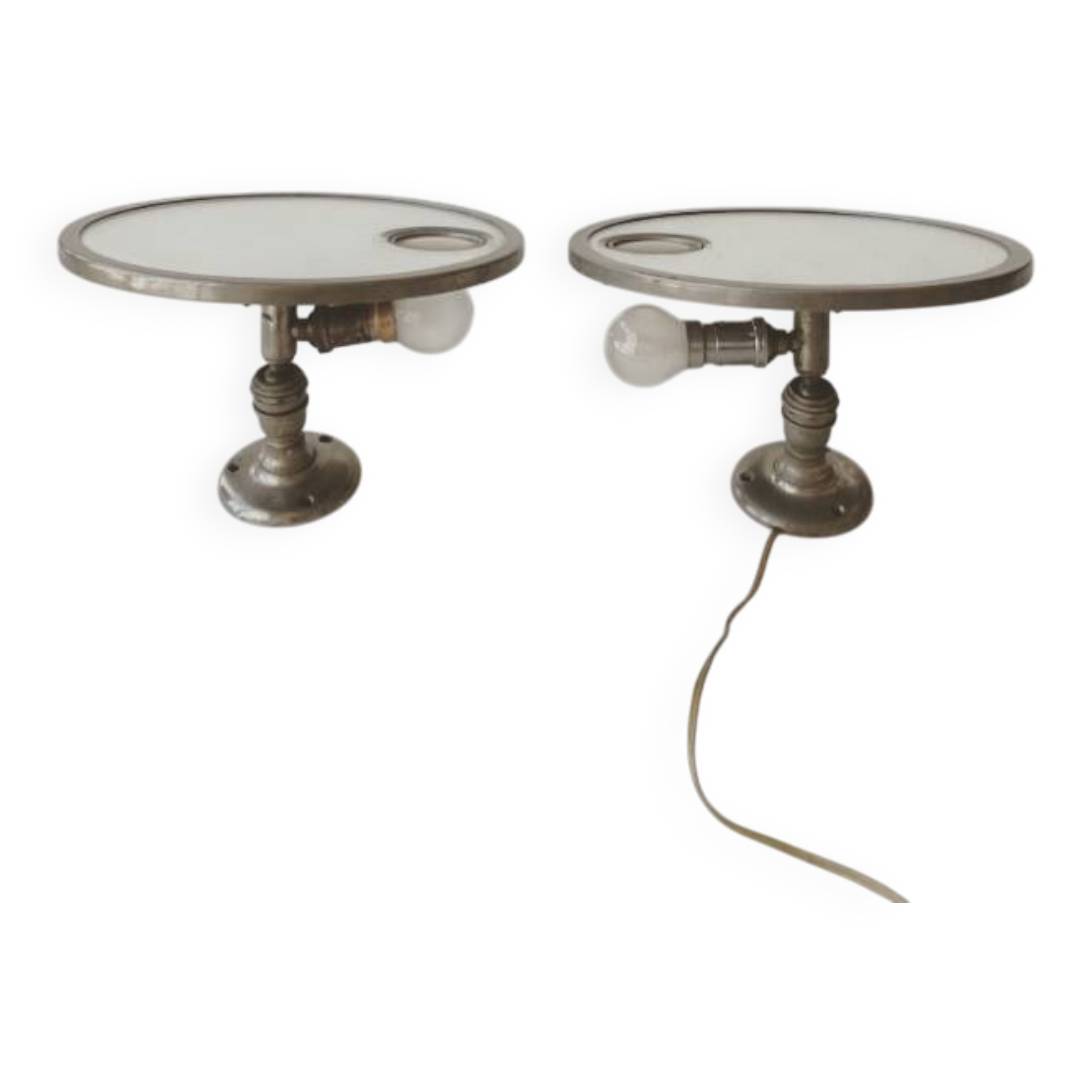 2 miroirs lampe salle de bain art deco 1930  Brot