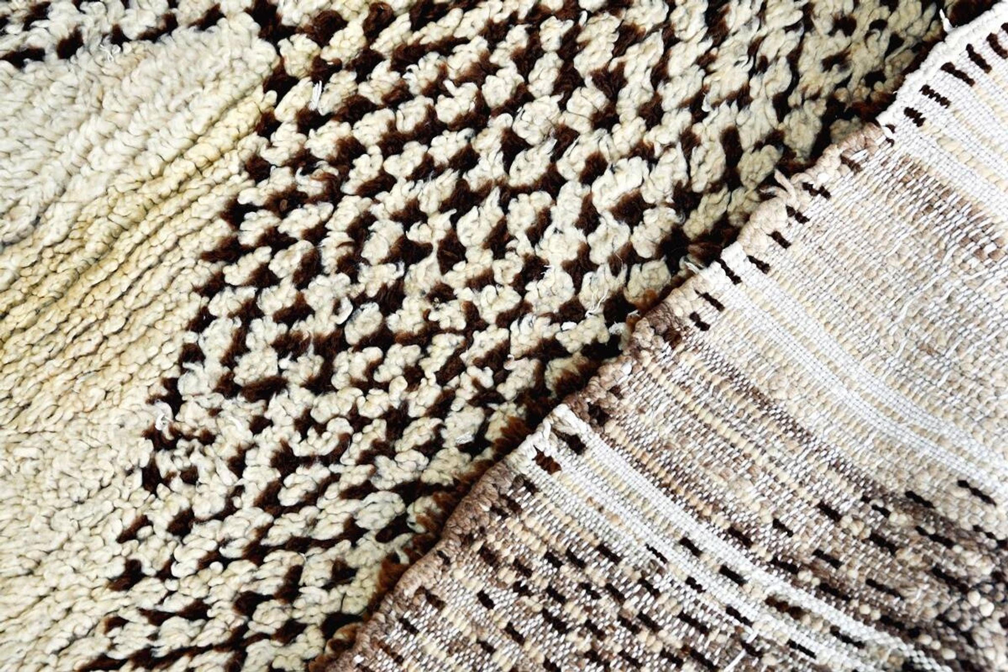 Petit Tapis Beni Ouarain vintage