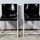 Pair of Lacquered Wooden chairs, signed P.Gautier -1960