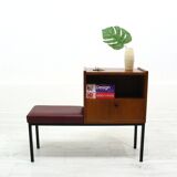 Telephone Bench in Wood and Metal, 1970s