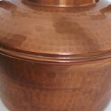 Hammered copper teapot