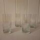 Grands verres en cristal krosno