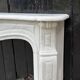 Louis XV style fireplace in Carrara marble circa 1980