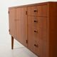 Early-1960s Scandinavian teak sideboard with drawers