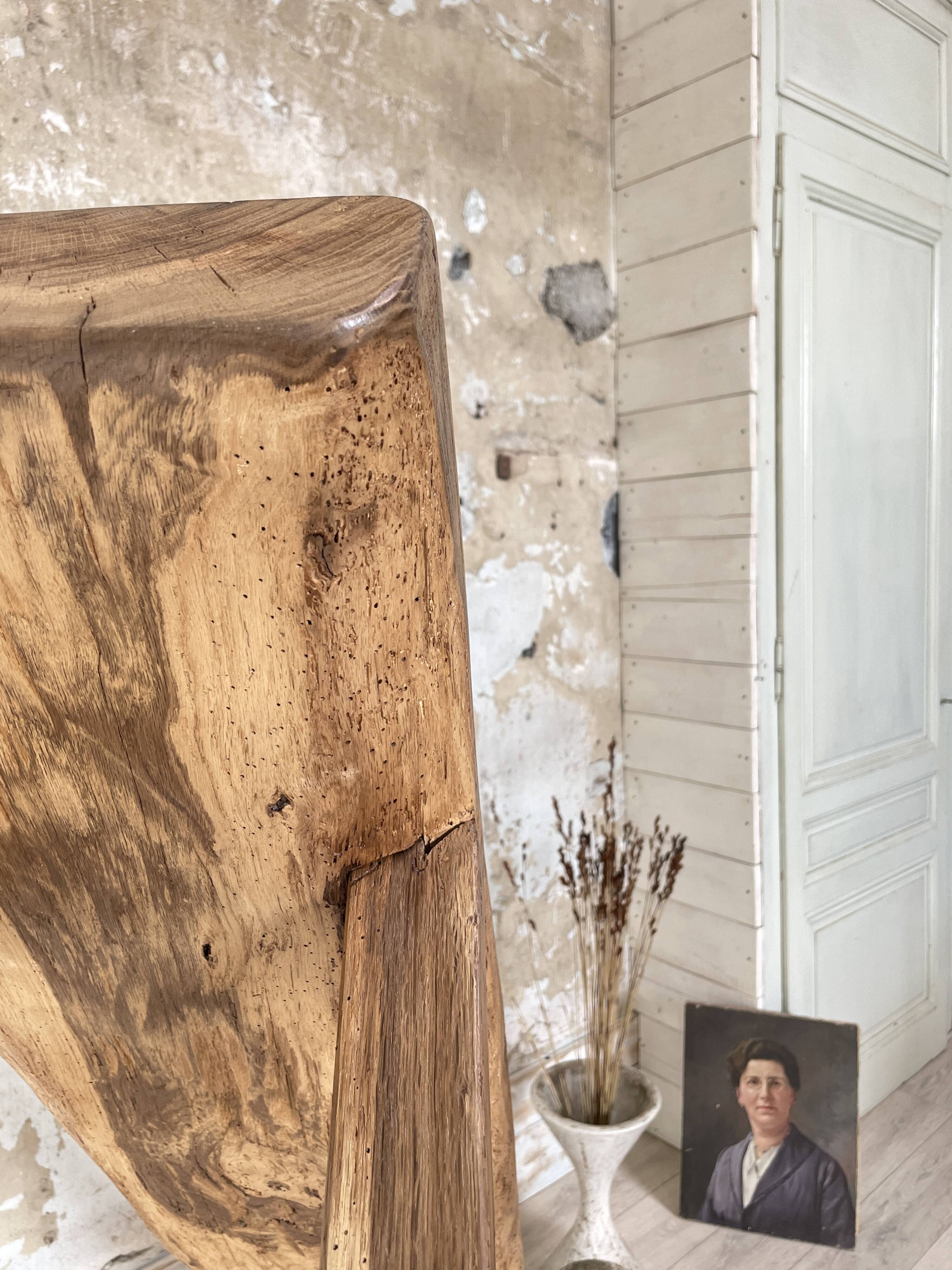 Primitive solid wood coffee table