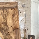 Table basse primitive en bois massif