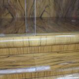 1930s Exclusive Curved Art Deco Bookcase, Czechoslovakia