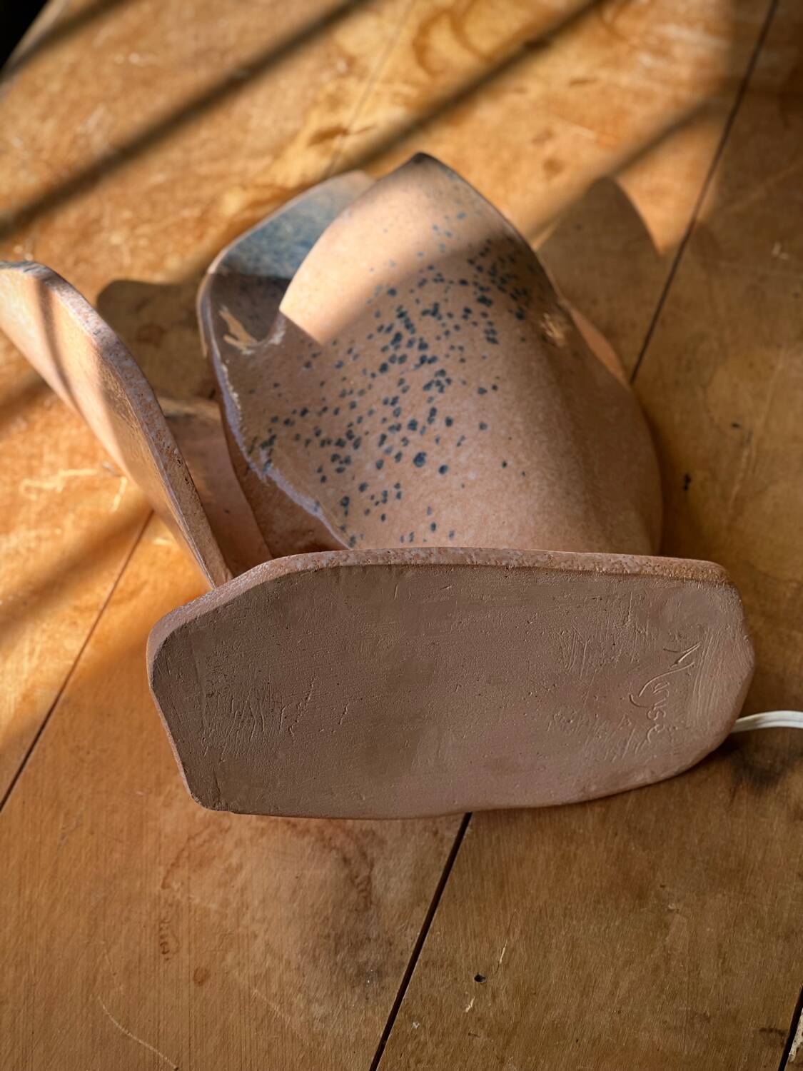 Modern/contemporary handmade ceramic lamp