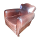 Art deco leather club Chair