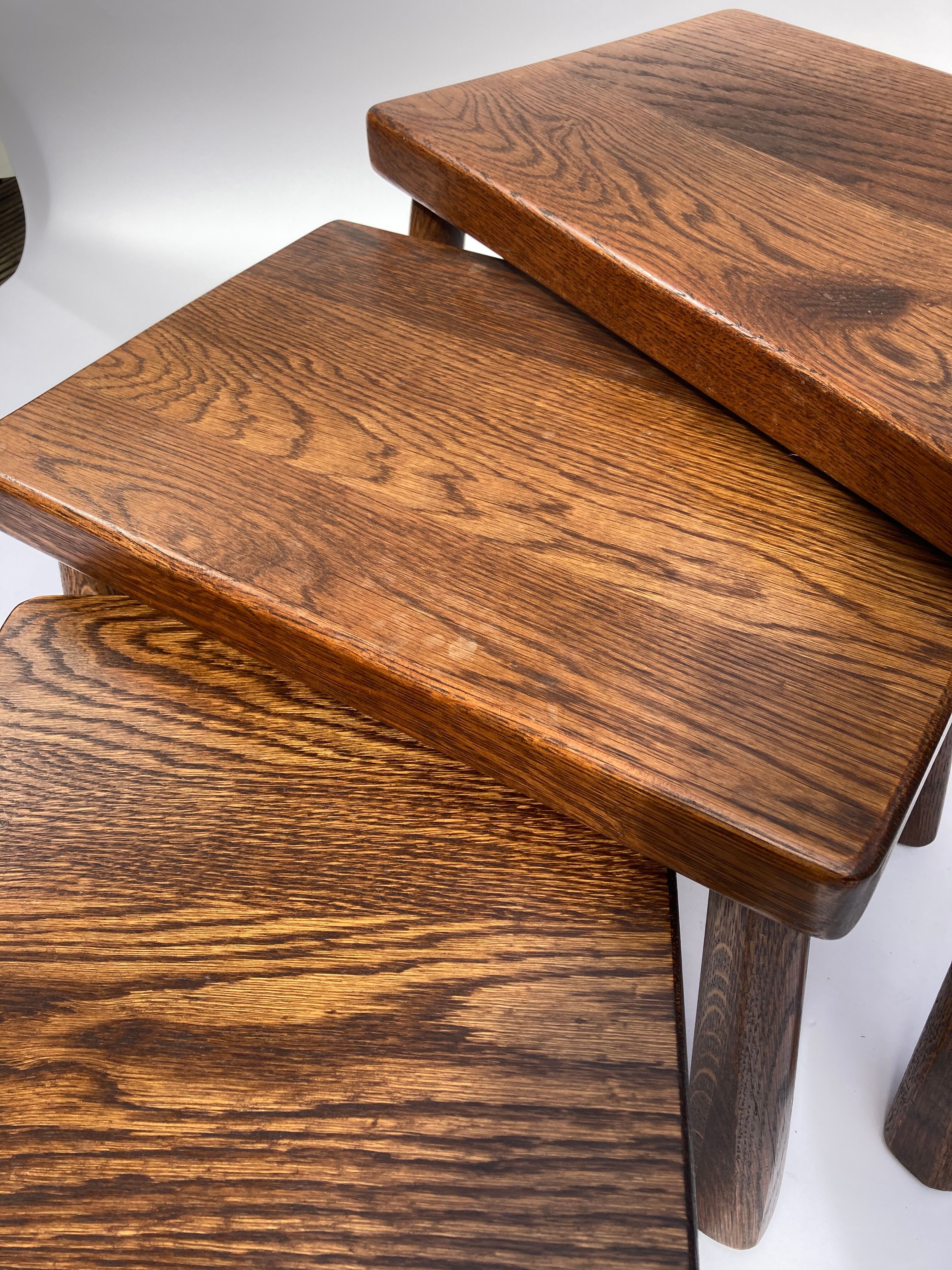 Dutch brutalist nesting tables 1970s