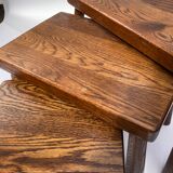 Dutch brutalist nesting tables 1970s