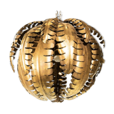 Golden metal palm chandelier 70