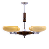 1950s Art Deco chandelier, Poland.