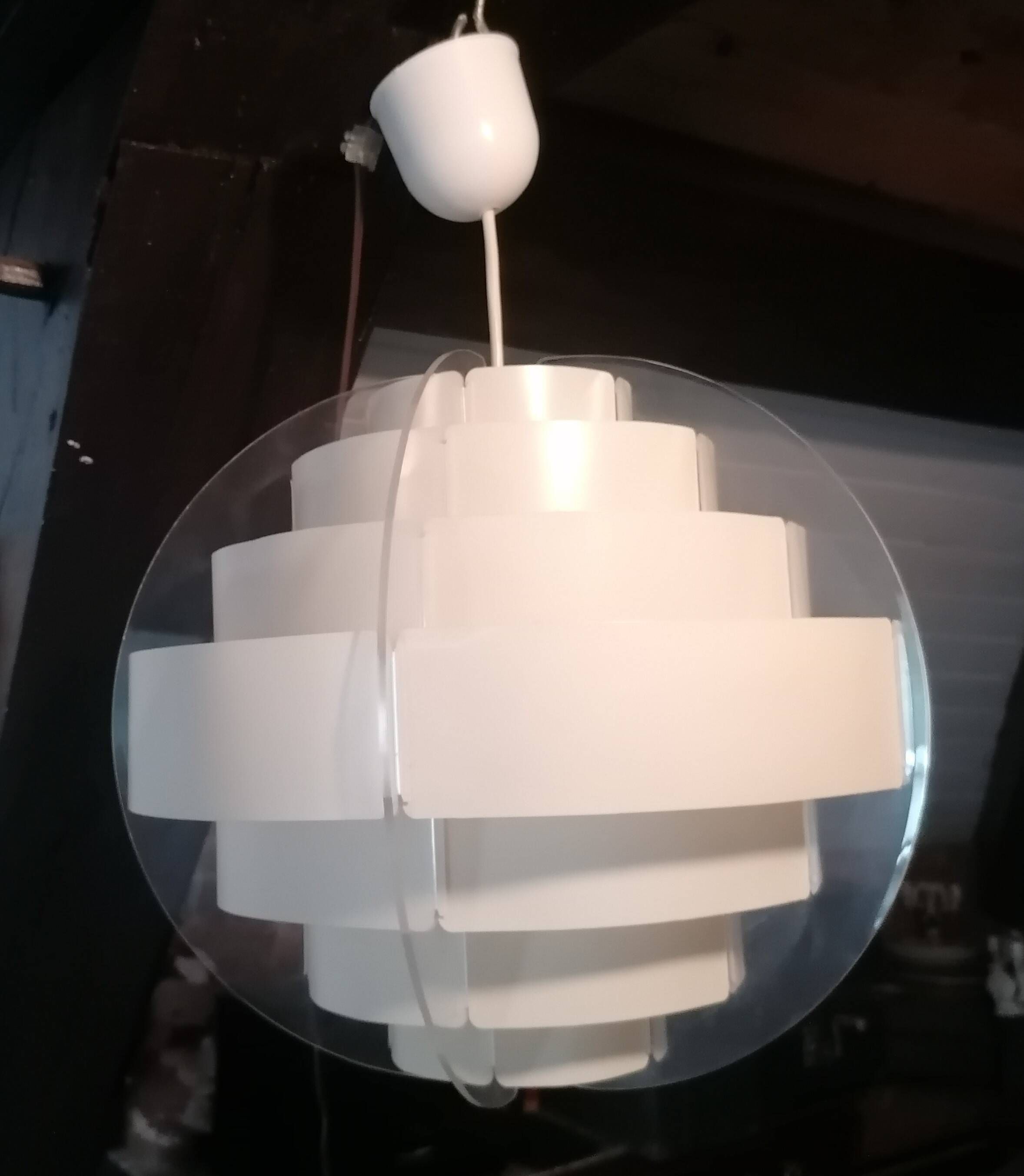 Lustre space age in plexiglass - Preben Jacobsen & Brylle