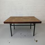 Metal and ceramic coffee table