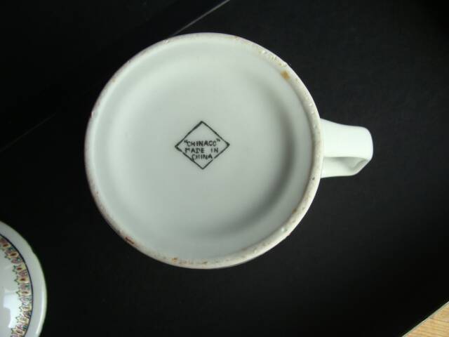 Vintage covered teacup