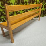 Vintage 1970s children's school bench