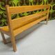 Vintage 1970s children's school bench