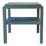 Table basse en pistache des années 60.