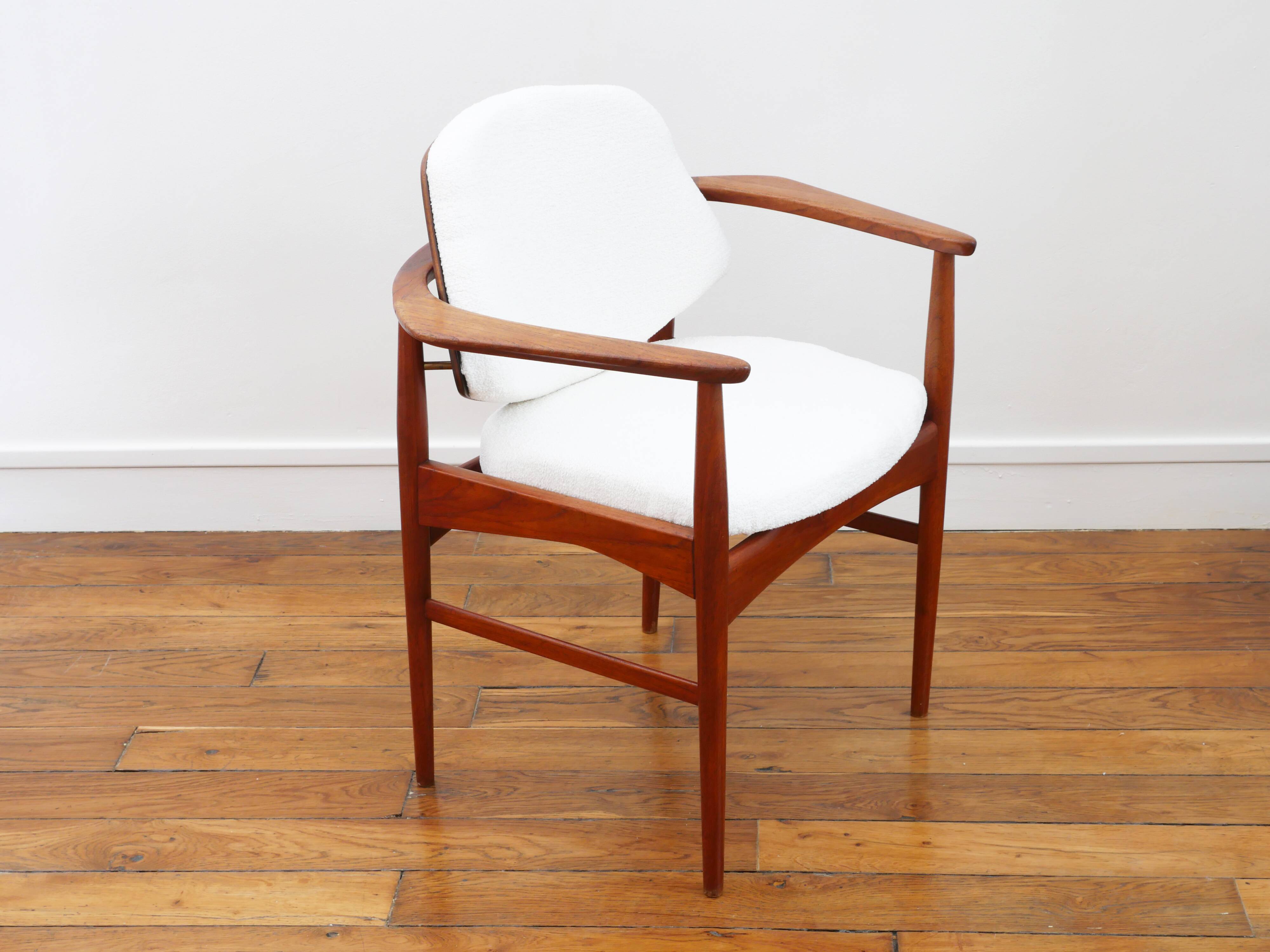 Fauteuil de bureau - Arne Hovmand-Olsen - Restauré