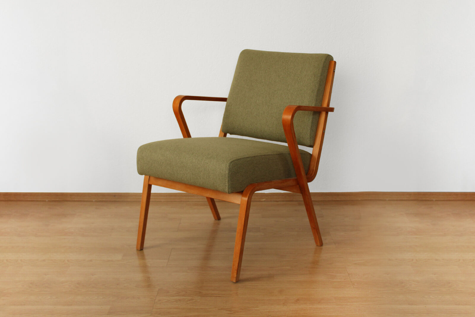 German Vintage Armchair Pair By Selman Selmanagic For Veb Deutsche Werkstätten Hellerau, 1960s