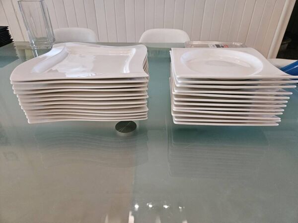 24 assiettes Villeroy et Boch collection New Wave