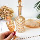 Amber glass liquor service