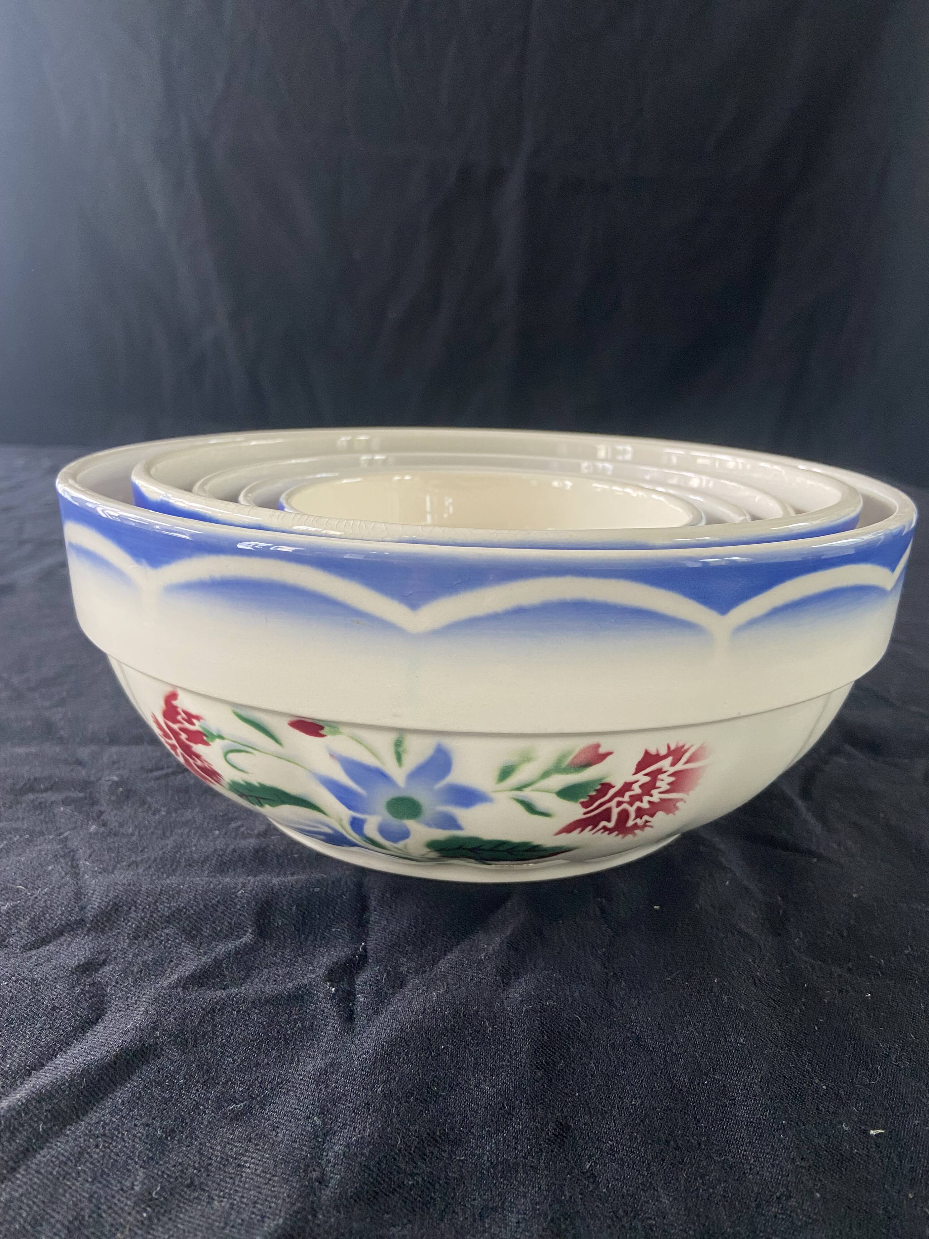 Set of 6 Digoin Sarreguemines "Elorn" salad bowls