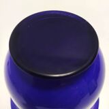 Royal Blue Opaline Glass Vase by Paolo Venini, "Anni Trenta" series