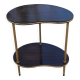 Double-top bedside table in golden rosewood