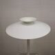 White vintage Danish desk lamp by Jeka Metaltryk - Model Sofie - Denmark 70s