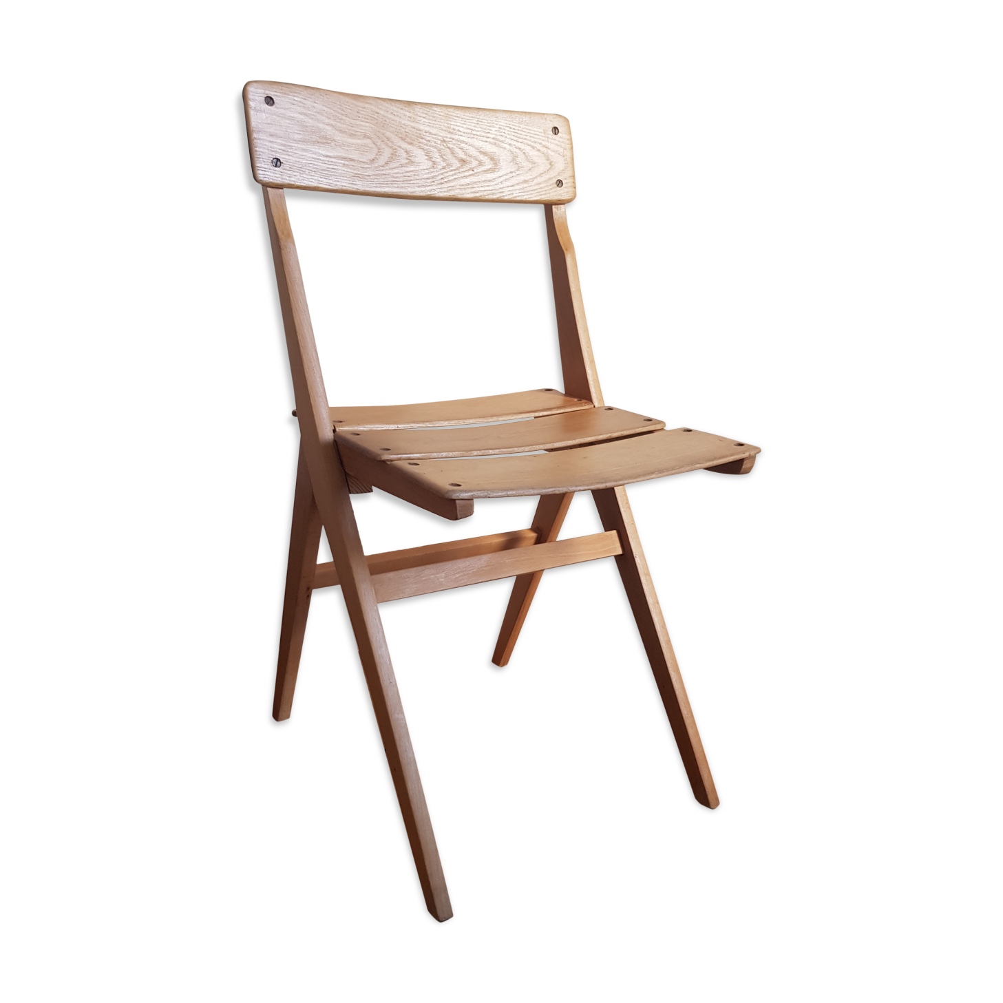 Chaise enfant vintage en bois