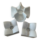 Trio de bougeoirs Arzberg Germany en porcelaine