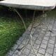Dining garden of wood and wrought iron early twentieth