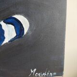 White panther painting
