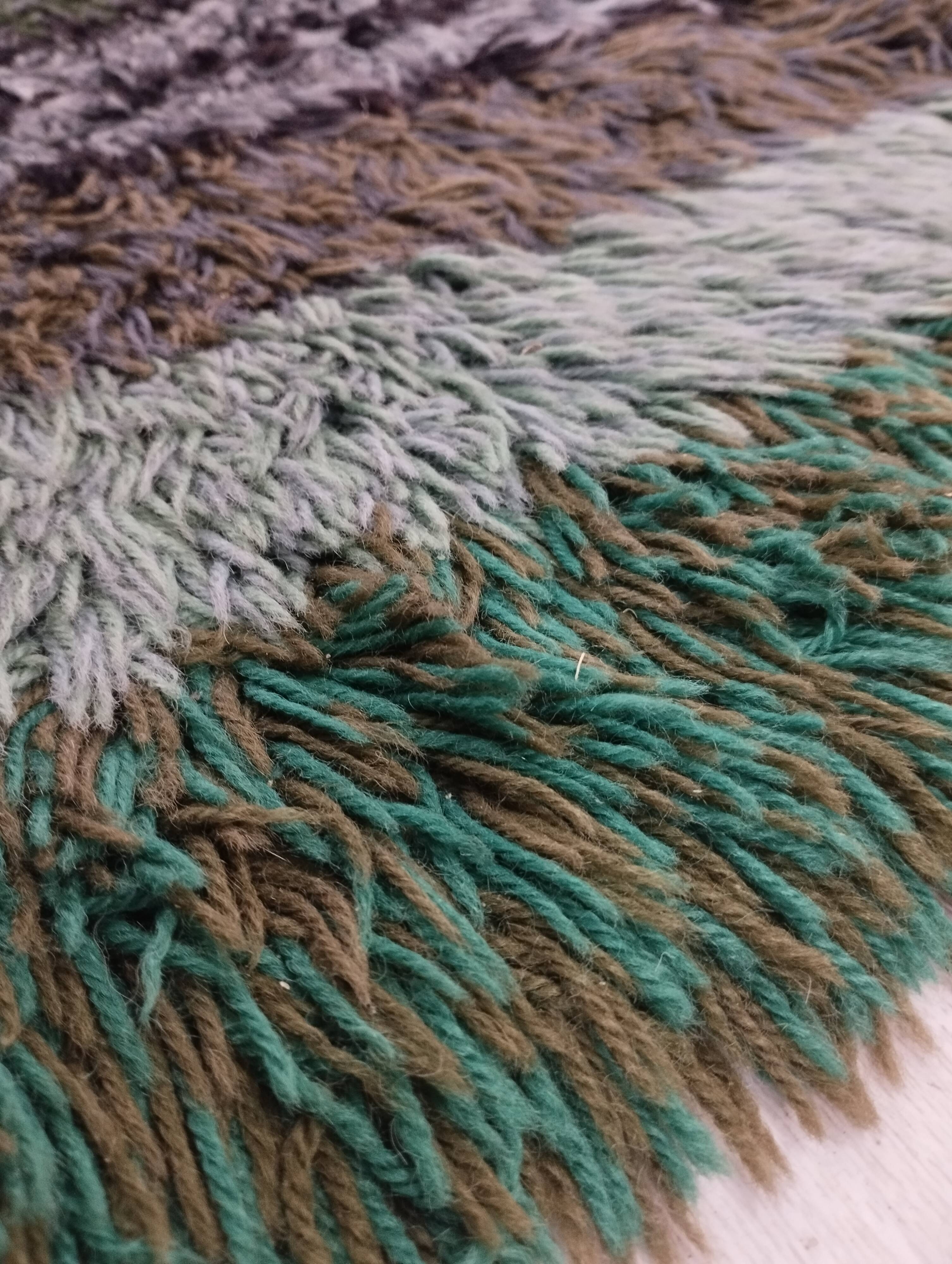 Vintage Scandinavian rug Marianne Richter 195x135cm