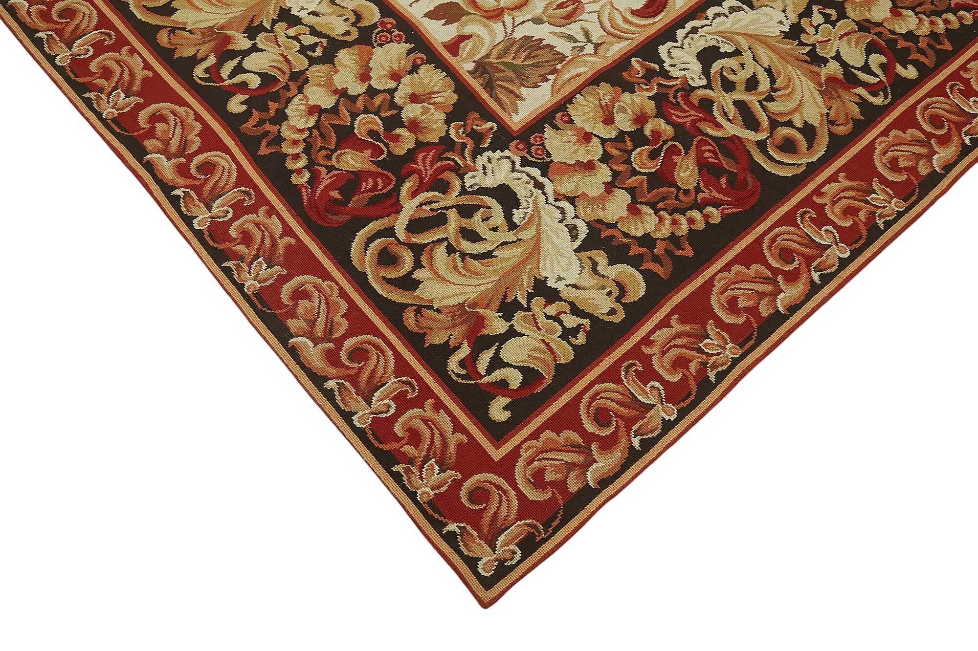 Handmade Vintage Flatweave Needlepoint Kilim 239 cm x 298 cm