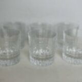 6 verres à whisky en cristal