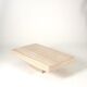 Vintage Italian coffee table in travertine, 1980s