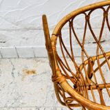 Bamboo cradle for doll