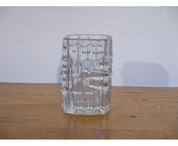 Finnish vintage glass vase 1960 | Selency