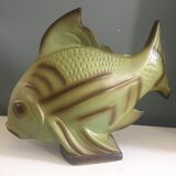 Large vintage ceramic fish in the style of Lejan