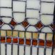 Large vintage suspension Artistar in Tiffany stained glass style, circa 1998.