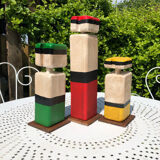 Set of 3 abstract sculptures