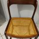 Suite of 4 chairs Baumann model sleigh vintage canning 1970