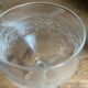 Set of 7 old etched glass stemware