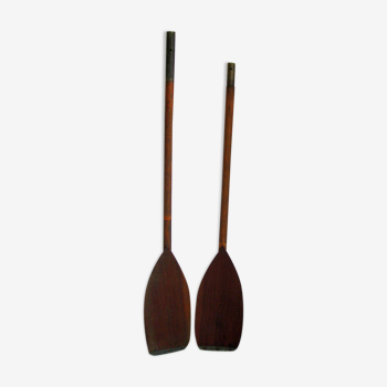 Vintage paddles, set of 2, 1970