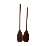 Paire de pagaies vintage 1970