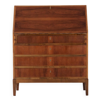 Walnut secretary, Danish design, 1960s, production: Denmark